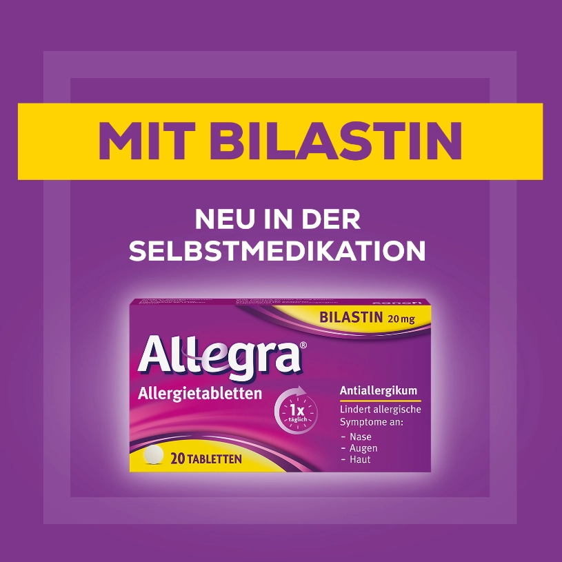 Allergiesymptome? | NEU: Allegra® Allergietabletten